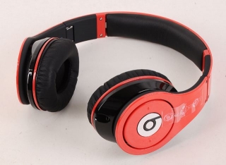 red Monster Beats by Dre Studio Headphones