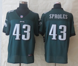 New Nike Philadelphia Eagles 43 Sproles Green Elite Jerseys