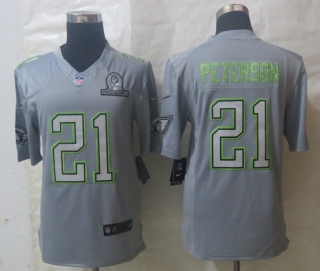 Nike Arizona Cardinals 21 Peterson Pro Bowl Grey Elite Jerseys
