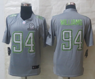 Nike Buffalo Bills 94 Williams Pro Bowl Grey Elite Jerseys