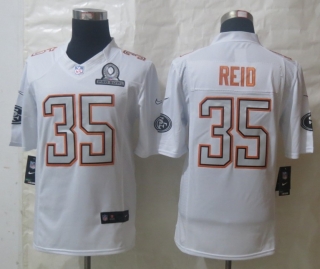 Nike San Francisco 49ers 35 Reid Pro Bowl White Elite Jerseys