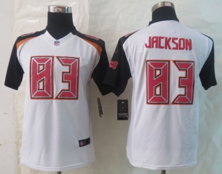 Youth 2014 New Nike Tampa Bay Buccaneers 83 Jackson White Limited Jerseys