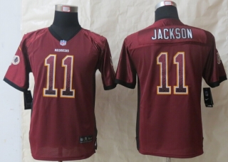 Youth 2014 New Nike Washington Red Skins 11 Jackson Drift Fashion Red Elite Jerseys