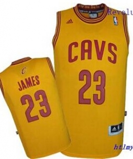 KIDS Jerseys CAVS james 23# yellow