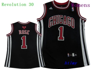 Women Jersey Bulls Rose 1# black