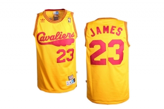 Nba Jerseys Cavs James 23# yellow-02