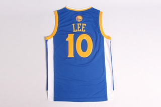 NBA jerseys  Warriors 10# LEE Blue