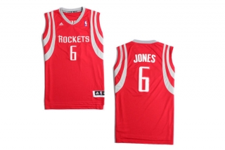 NBA jerseys Houston Rockets 6# Jones red