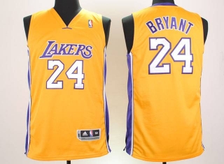 NBA Jerseys Laker 24# kobe bryant yellow-02