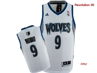 NBA jerseys Minnesota timberwolve 9# RUBIO white-01