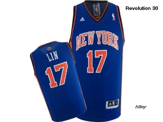 NBA jerseys knicks 17# LIN BLUE