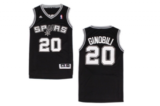 NBA jersey Spurs 20# GINOBILI black