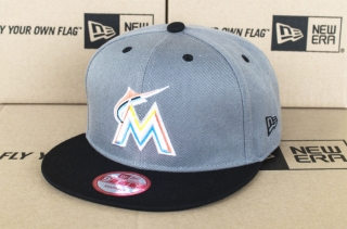 MLB Florida Marlin snapback-12
