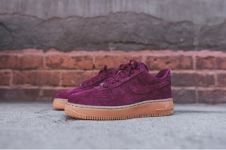 AIR FORCE 1 LOW SUEDE BURGUNDY men-1010