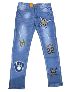 mlb Milwaukee Brewers jean-01