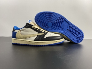 Travis Scott x Fragment x Air Jordan 1 Low OG DM7866-140