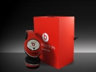 red diamond Monster Beats by Dre Studio Headphones