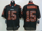 2014 New Nike Chicago Bears 15 Marshall Lights Out Black Elite Jerseys