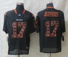 2014 New Nike Chicago Bears 17 Jeffery Lights Out Black Elite Jerseys