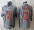 2014 NEW Nike Cleveland Browns 2 Manziel Grey Vapor Elite Jerseys