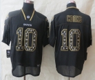 2014 New Nike New Orleans Saints 10 Cooks Lights Out Black Elite Jerseys