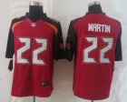 2014 New Nike Tampa Bay Buccaneers 22 Martin Red Limited Jerseys