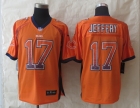 2014 Nike Chicago Bears 17 Jeffery Drift Fashion Orange Elite Jerseys