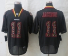 2014 Nike Washington Red Skins 11 Jackson Lights Out Black Elite Jerseys