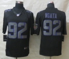 New Nike Baltimore Ravens 92 Ngata Impact Limited Black Jerseys