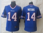 New Nike Buffalo Bills 14 Watkins Blue Limited Jerseys