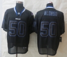 New Nike Buffalo Bills 50 Alonso Lights Out Black Elite Jersey