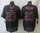 New Nike Chicago Bears 23 Fuller Lights Out Black Elite Jerseys