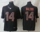 New Nike Cincinnati Bengals 14 Dalton Impact Limited Black Jerseys