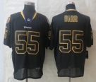 New Nike Minnesota Vikings 55 Barr Lights Out Black Elite Jerseys