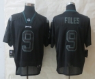 New Nike Philadelphia Eagles 9 Foles Lights Out Black Elite Jersey