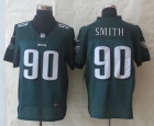 New Nike Philadelphia Eagles 90 Smith Green Elite Jerseys