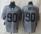 New Nike Philadelphia Eagles 90 Smith Lights Out Grey Elite Jerseys