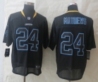 New Nike San Diego Charger 24 Mathews Lights Out Black Elite Jerseys