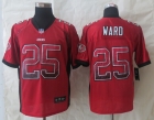 New Nike San Francisco 49ers 25 Ward Drift Fashion Red Elite Jerseys