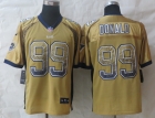 New Nike St.Louis Rams 99 Donald Drift Fashion Gold Elite Jerseys