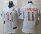 Nike Arizona Cardinals 11 Fitzgerald Pro Bowl White Elite Jerseys