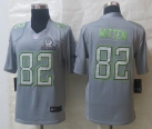 Nike Dallas Cowboys 82 Witten Pro Bowl Grey Elite Jerseys