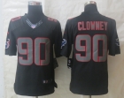 Nike Houston Texans 90 Clowney Impact Limited Black Jerseys