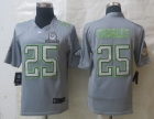 Nike Kansas City Chiefs 25 Charles Pro Bowl Grey Elite Jerseys