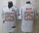 Nike Philadelphia Eagles 25 McCoy Pro Bowl White Elite Jerseys