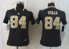 Women Nike New Orleans Saints 84 Stills Black Limited Jerseys