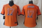 Women 2014 New Nike Chicago Bears 17 Jeffery Drift Fashion Orange Elite Jerseys