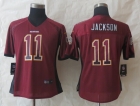 Women 2014 New Nike Washington Red Skins 11 Jackson Drift Fashion Red Elite Jerseys