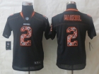 Youth 2014 New Nike Cleveland Browns 2 Manziel Lights Out Black Elite Jerseys