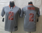 Youth 2014 New Nike Cleveland Browns 2 Manziel Lights Out Grey Elite Jerseys